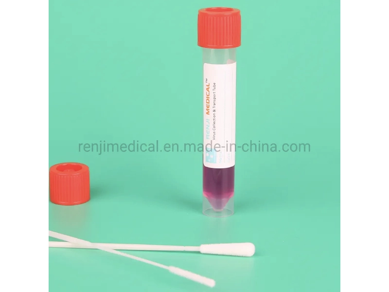 Disposable Medical Test Tube Virus Transport Media Tube for Extraction