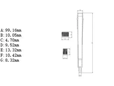 Doppelseitiges 3,5ml Plastik-Extraktionsröhrchen für schnelle Antigen-Tests